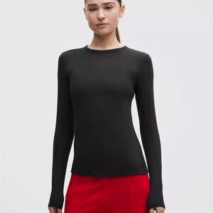 Lululemon Hold Tight Long Sleeve Black 12